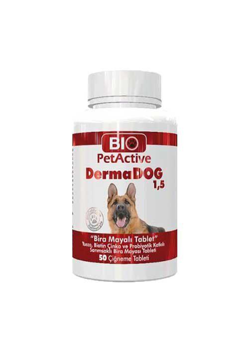 Dermadog 1,5 Çinko Sarımsaklı Mayası Tableti 75 Gr 50li