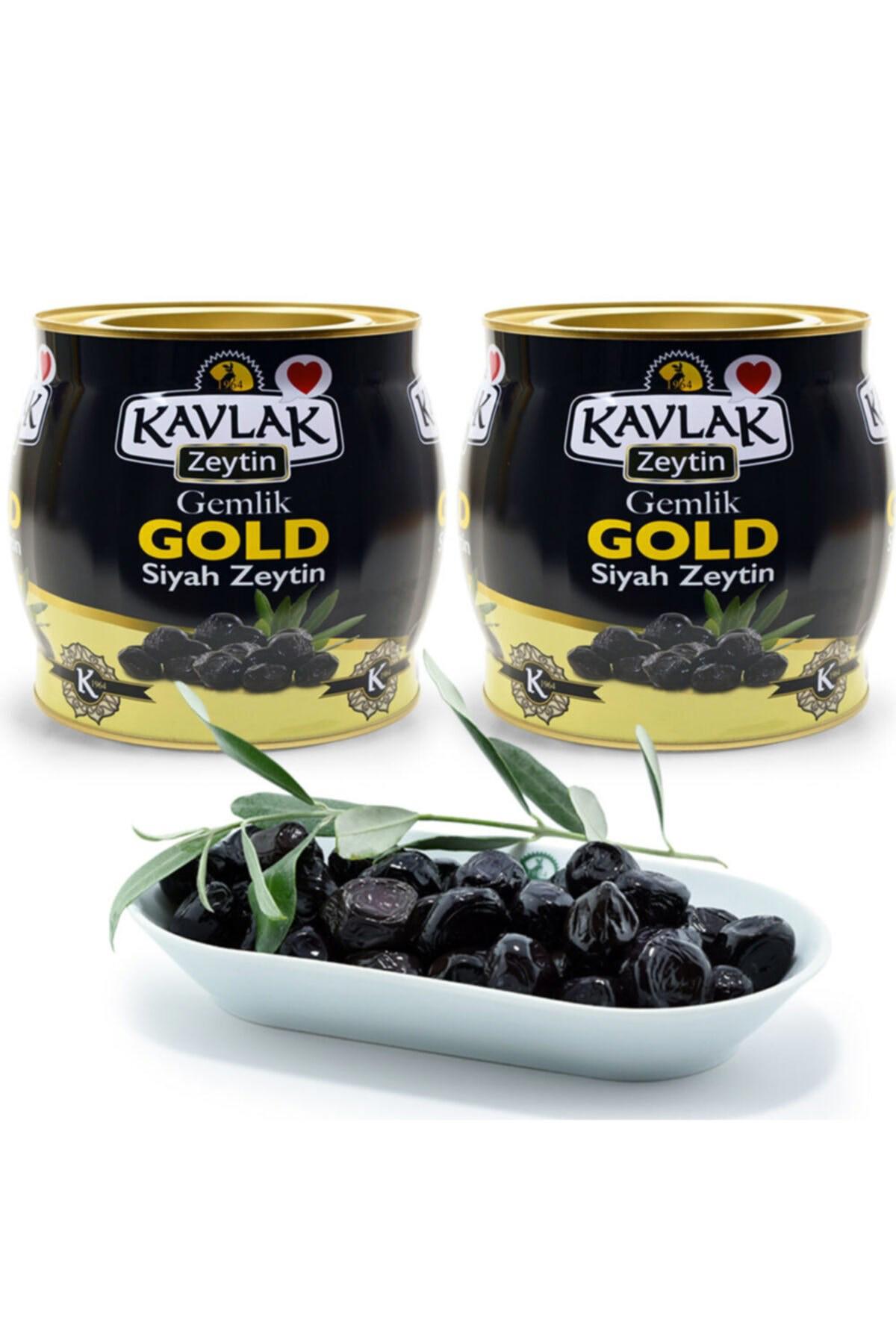 Kavlak Gold Gemlik Siyah Zeytin 2 kg 2'li