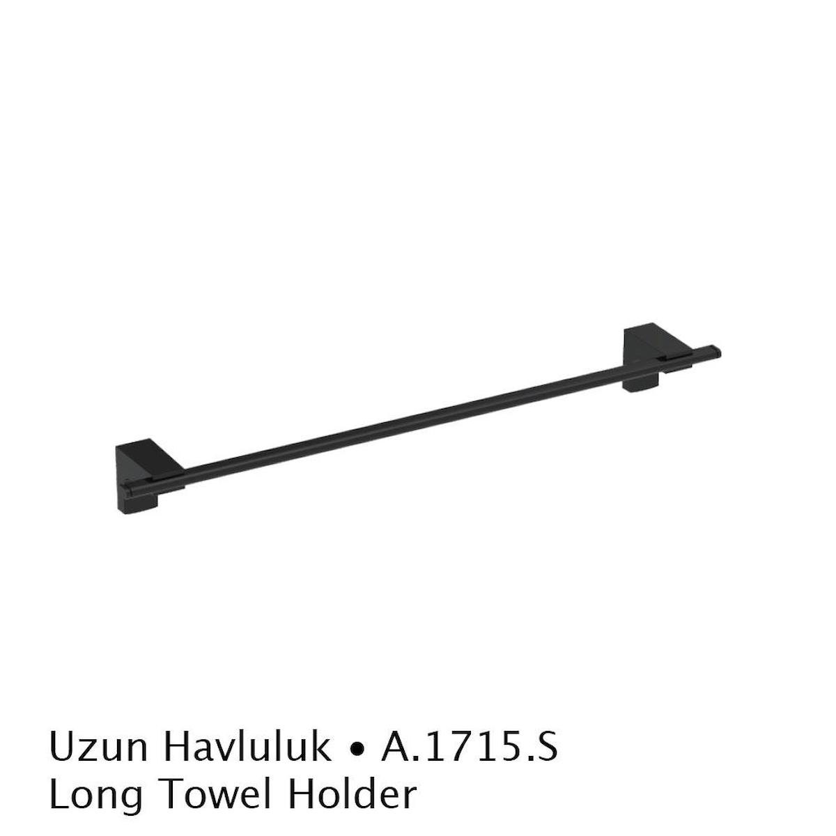 Duxxa Deppot F1 Mat Siyah Uzun Havluluk A.1715.S