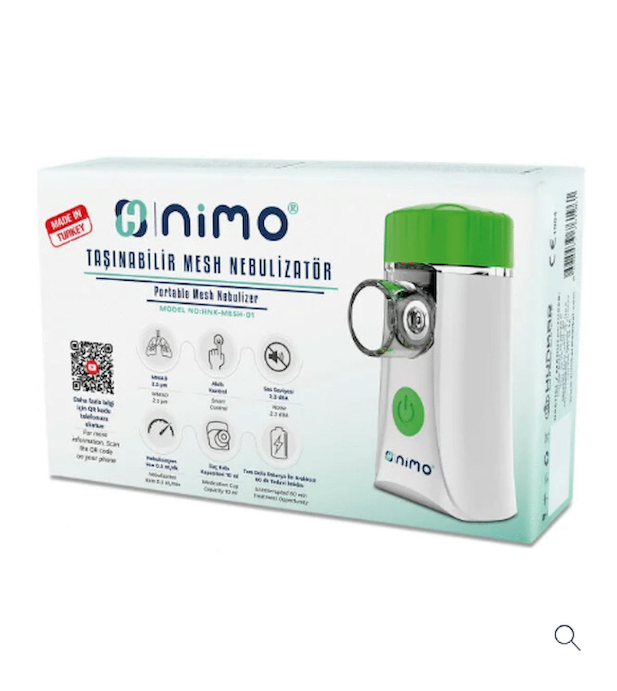 Nimo Hnk-Mesh Şarj Edilebilir Taşınabilir Mini Mesh Buhar Makinesi