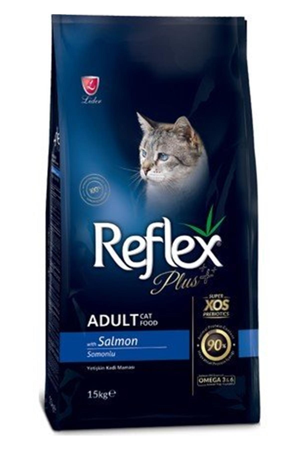 Reflex Plus Somonlu Yetişkin Kedi Maması 15 Kg