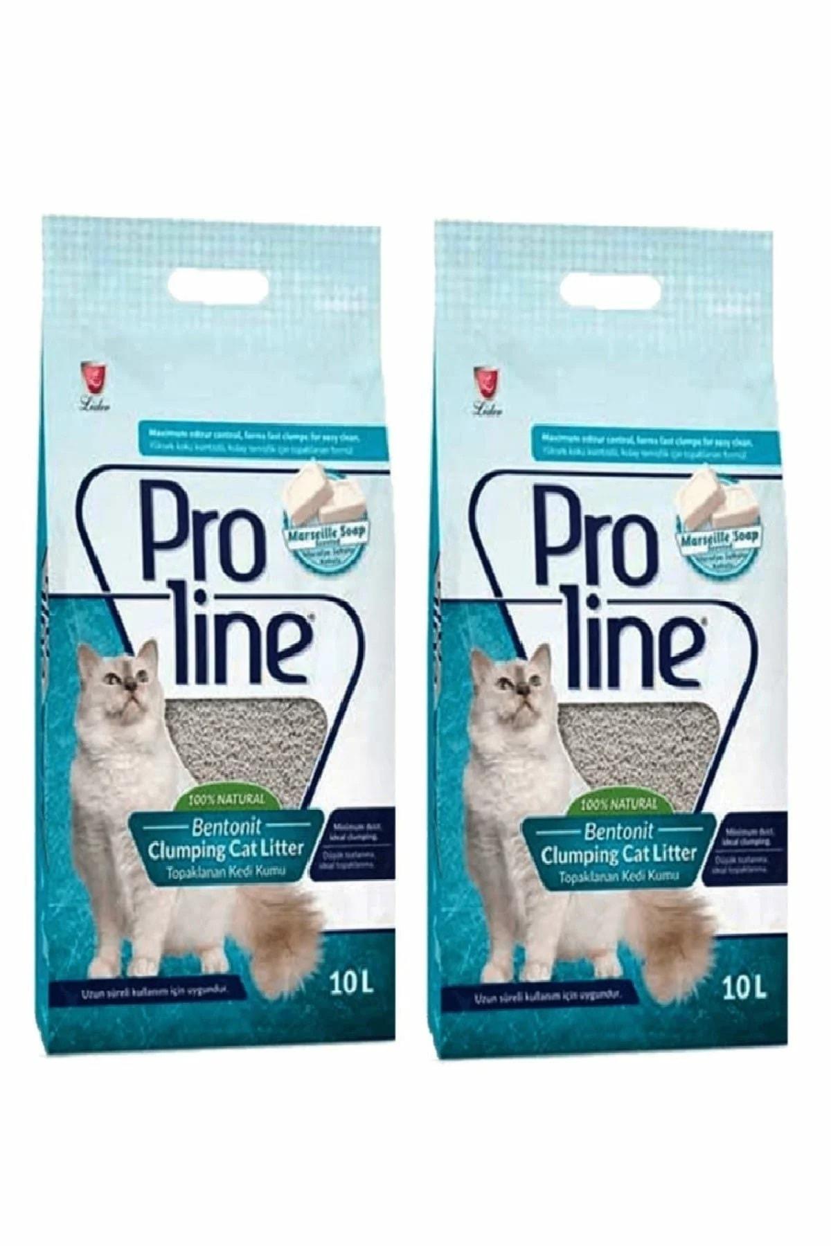 Pro Line Marsilya Sabunu Kokulu Kedi Kumu 10 Lt 2 Adet