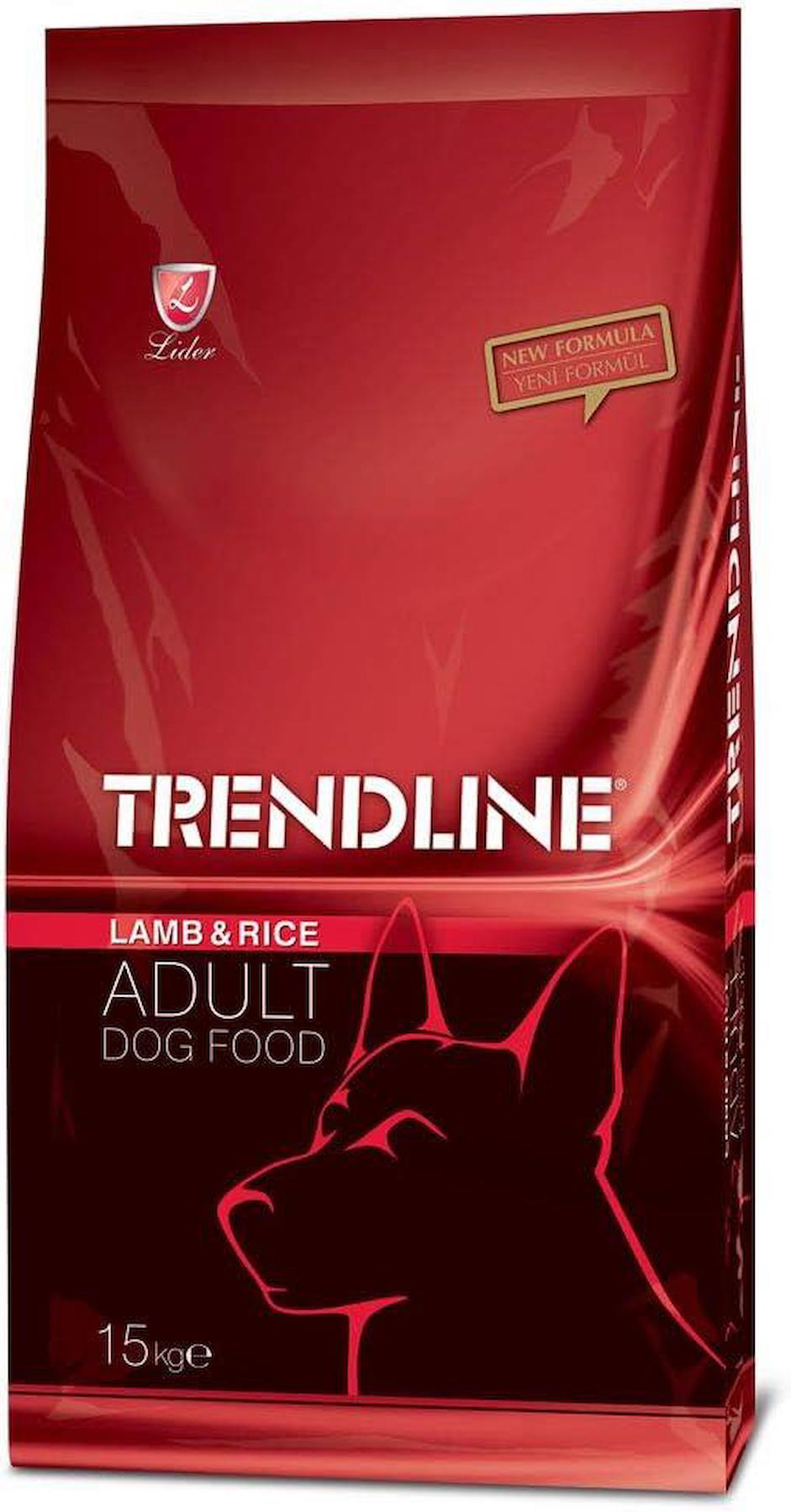 TRENDLİNE  KUZULU PİRİNÇ YETİŞKİN KÖPEK MAMASI 15 KG