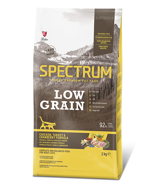 SPECTRUM LOW GRAIN CAT TAVUK HINDI 2KG