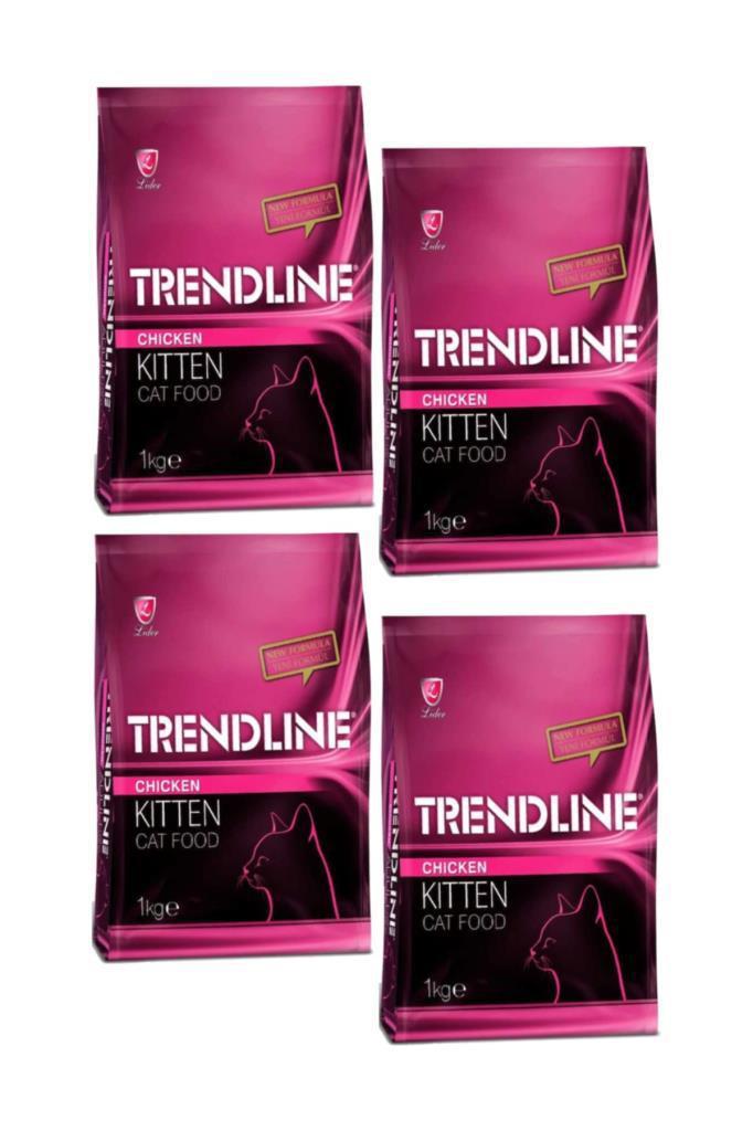 Trendline Kitten Yavru Kedi Maması 1 kg X 4 Adet