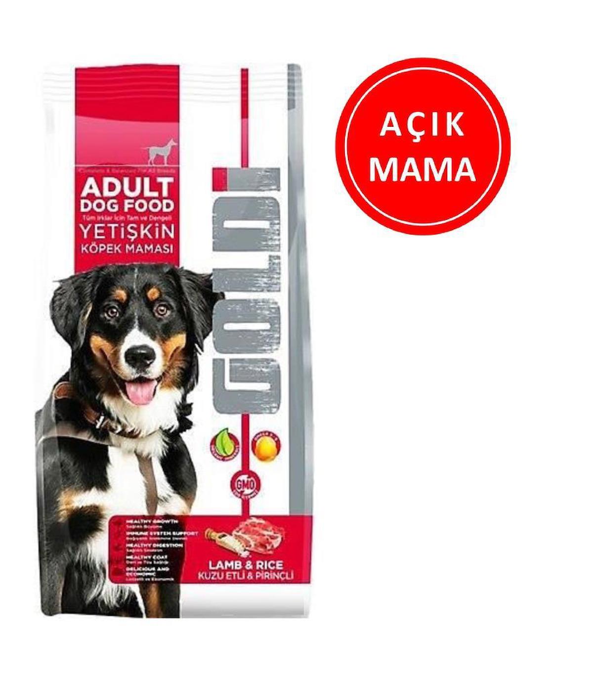 Goldi Kuzu Etli Yetişkin Köpek Maması 1 Kg Açık