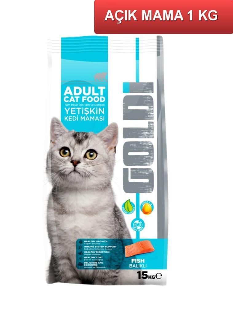 Goldi Balıklı Kedi Maması 1 Kg AÇIK