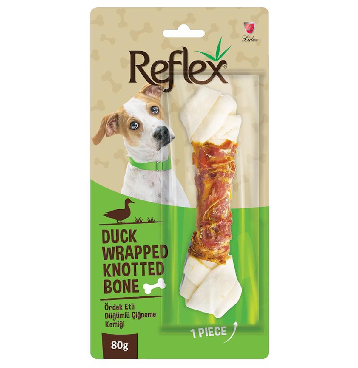 Reflex Ördek Etli Düğümlü Çiğneme Kemiği 80 Gr