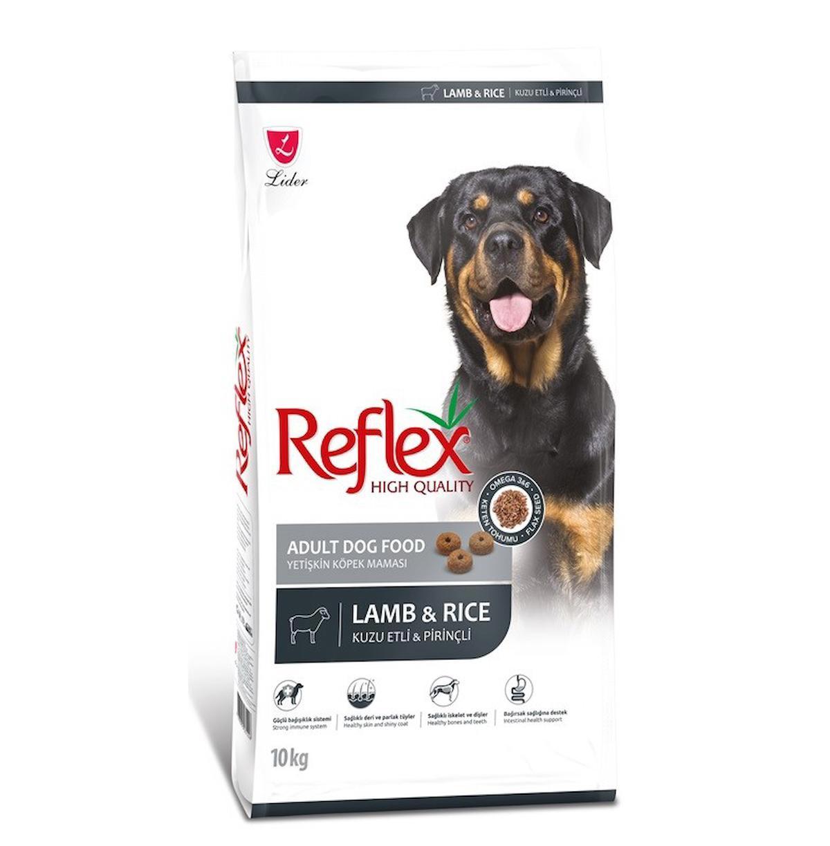 Reflex Kuzulu ve Pirinçli 10 kg Yetişkin Köpek Maması