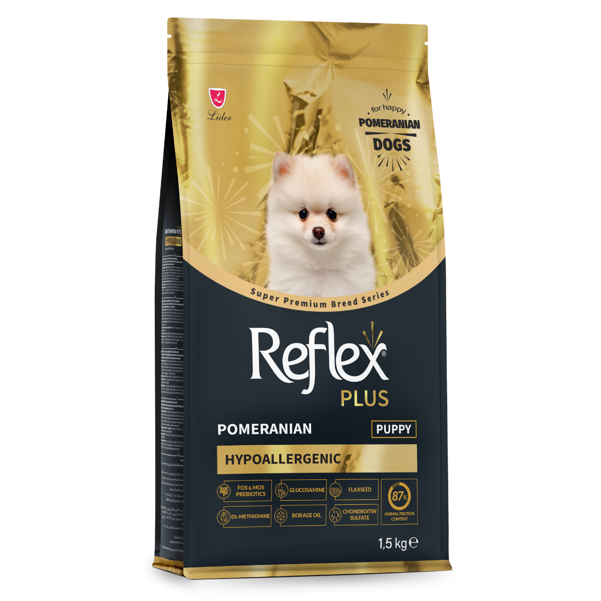 Reflex Plus Pomeranian Puppy Yavru Köpek Maması 1,5 kg