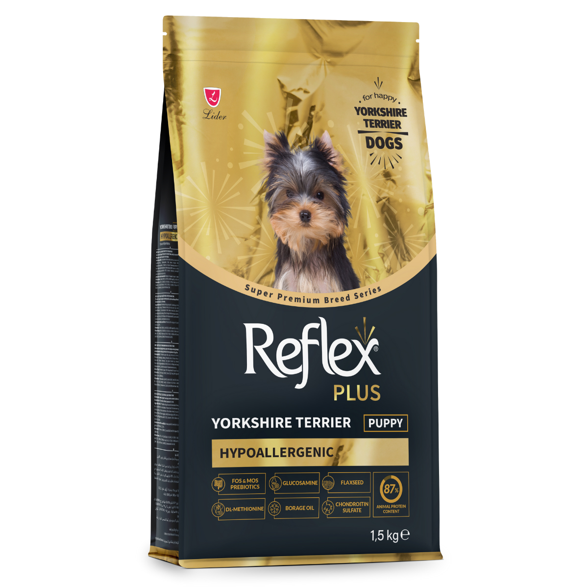 Reflex Plus Yorkshire Terrier Puppy Yavru Köpek Maması 1,5 kg