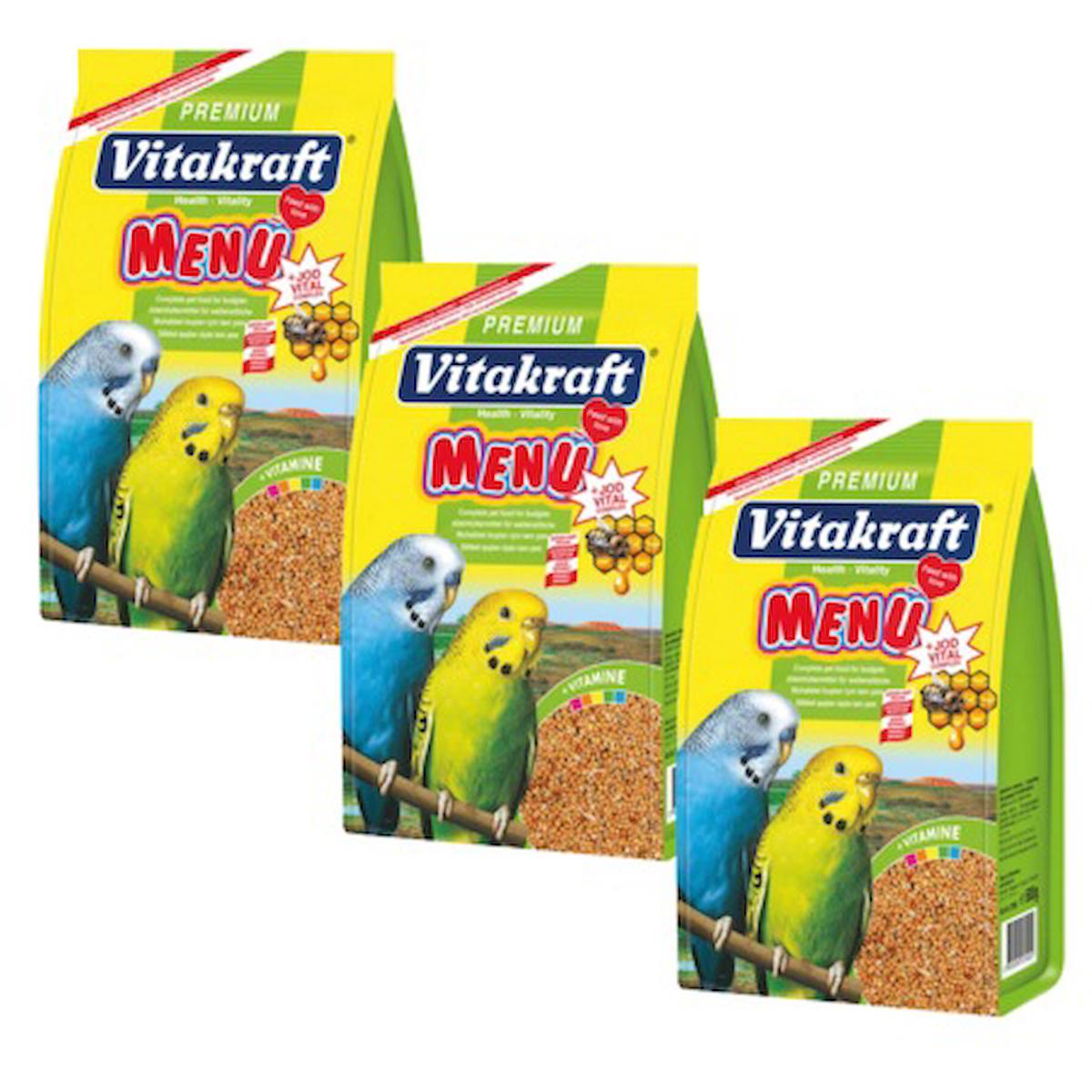 Vitakraft 3 x 500 Gr Muhabbet Kuşu Yemi 