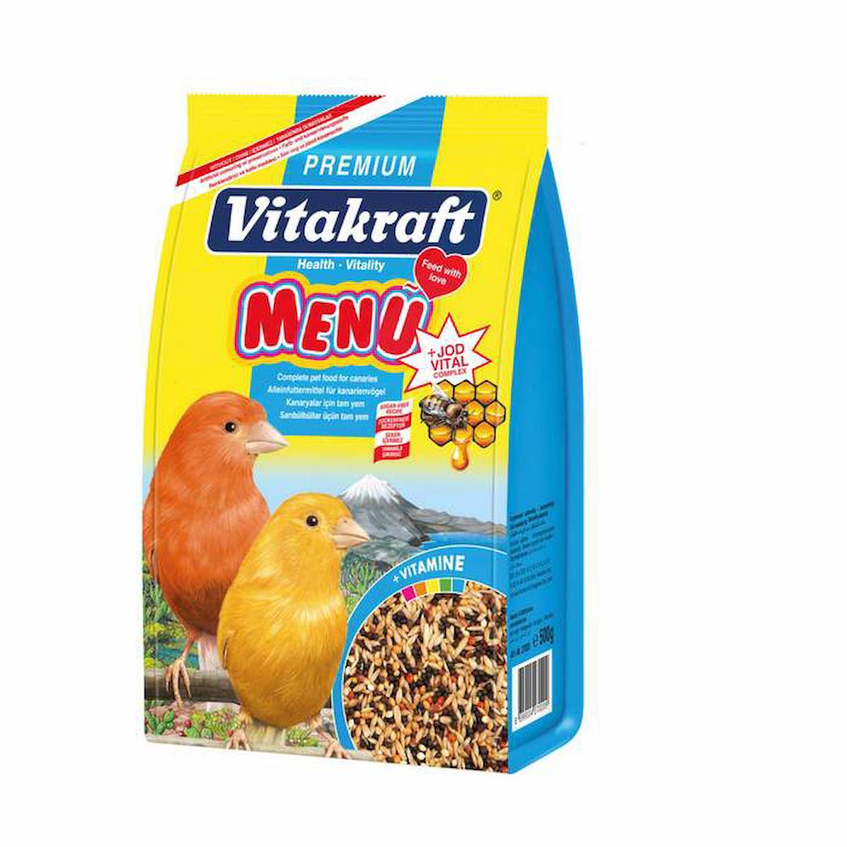 Vitakraft Ballı 5 x 500 Gr Kanarya Yemi 