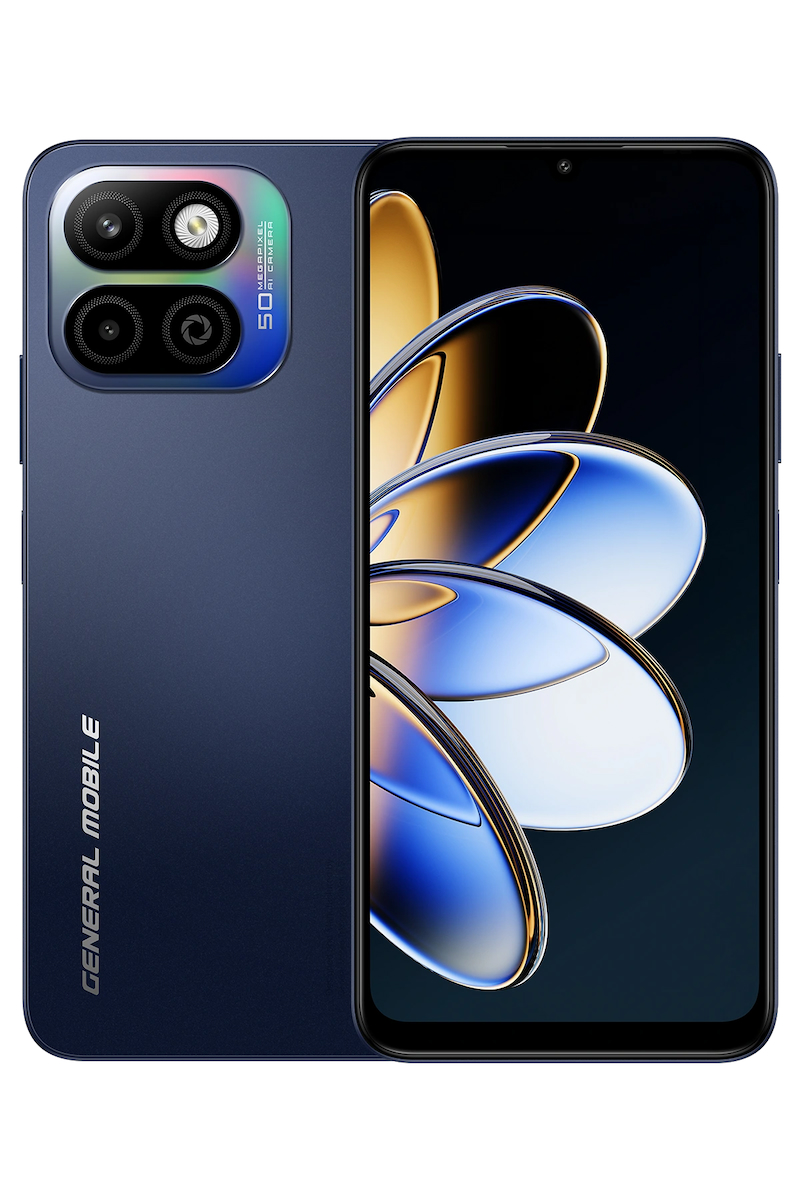 General Mobile GM 26 One 5G Gece Mavisi 18 GB Ram (6+12) 128 GB Hafıza