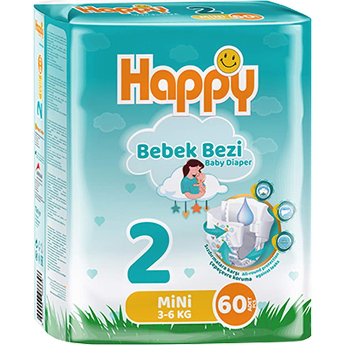 Happy Bebek Bezi Mini 2 No 60 lı