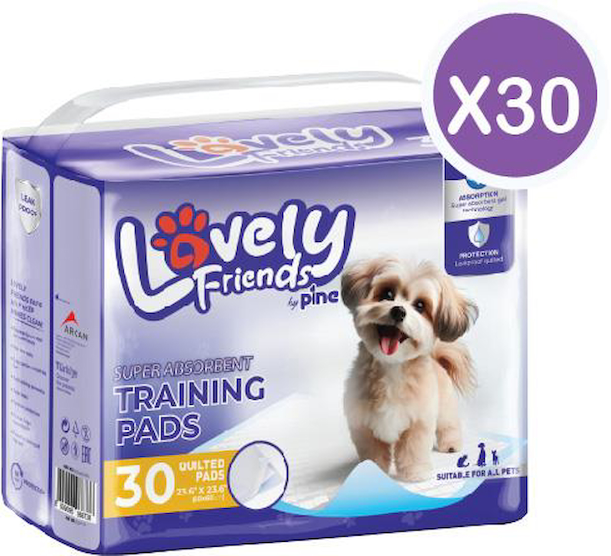 LOVELY FRIENDS KÖPEK TUVALET EĞİTİM PEDİ 60-60 CM 4X30