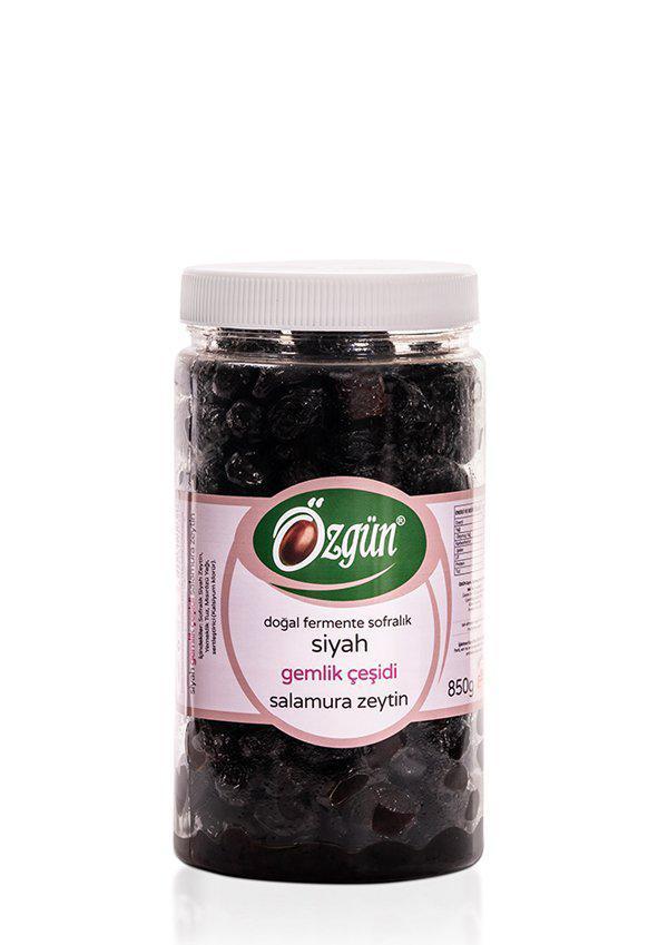 1 lik Gemlik Salamura Siyah Zeytin