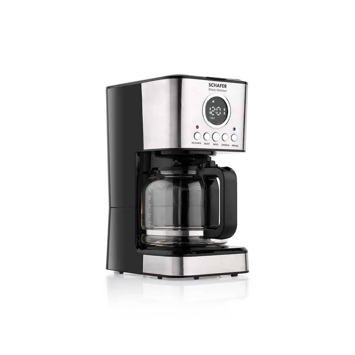 Schafer Brew Master Filtre Kahve Makinesi-Inox