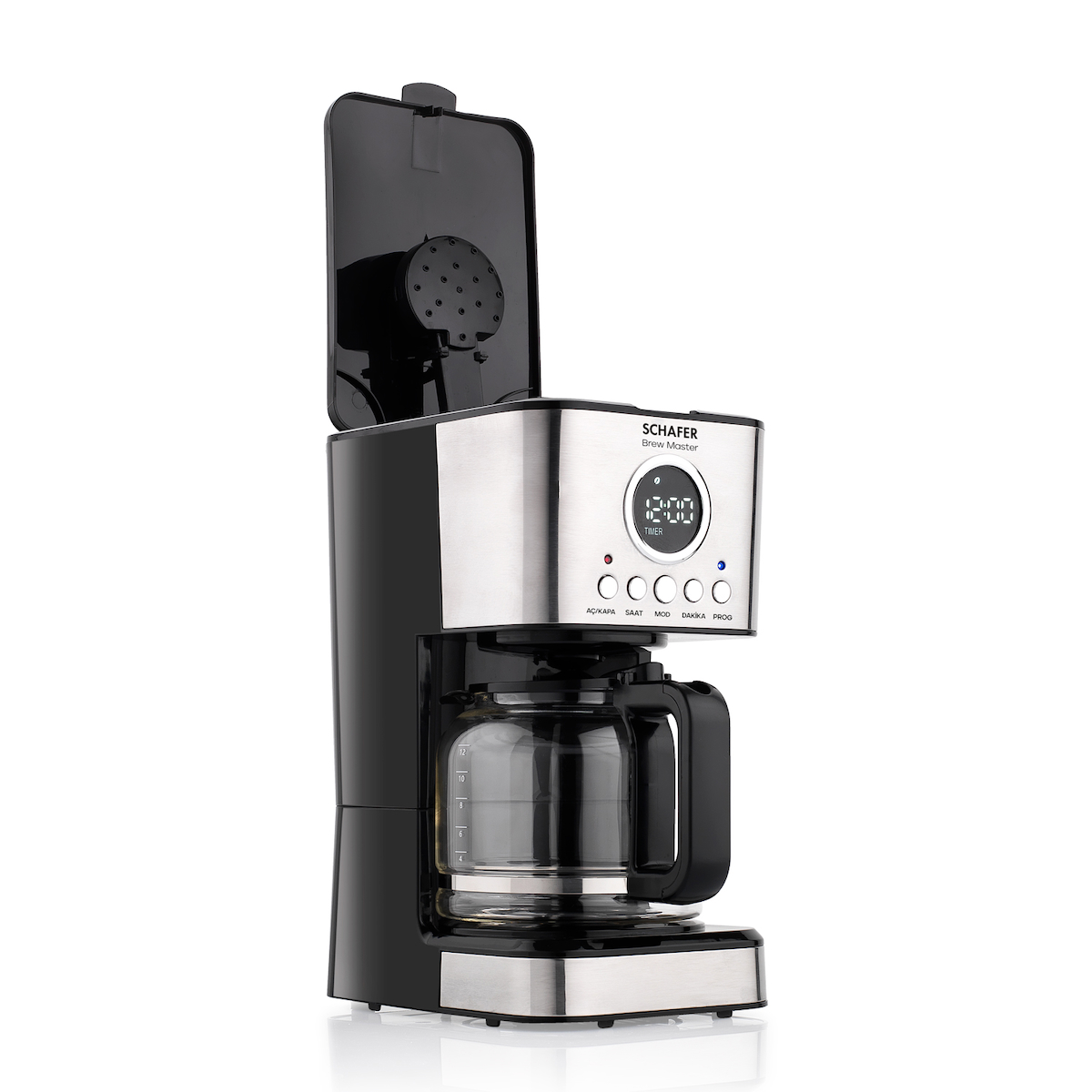 Schafer Brew Master Filtre Kahve Makinesi-Inox