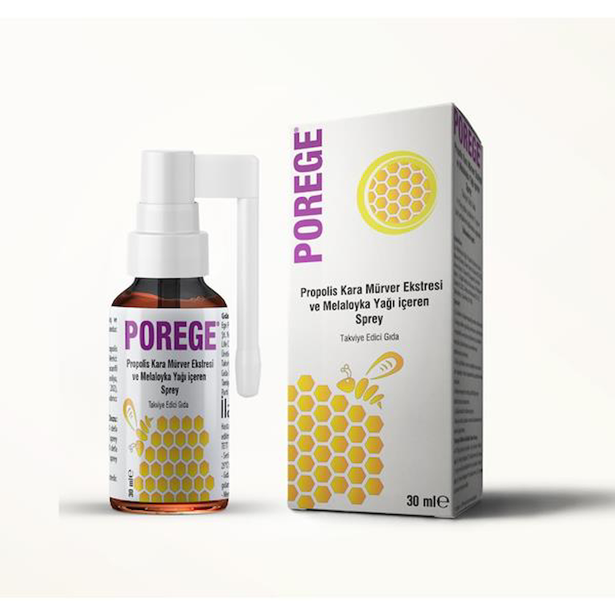 Porege Propolis Ve Kara Mürver Ekstreli Boğaz Spreyi 30 Ml-SKT:07/2026