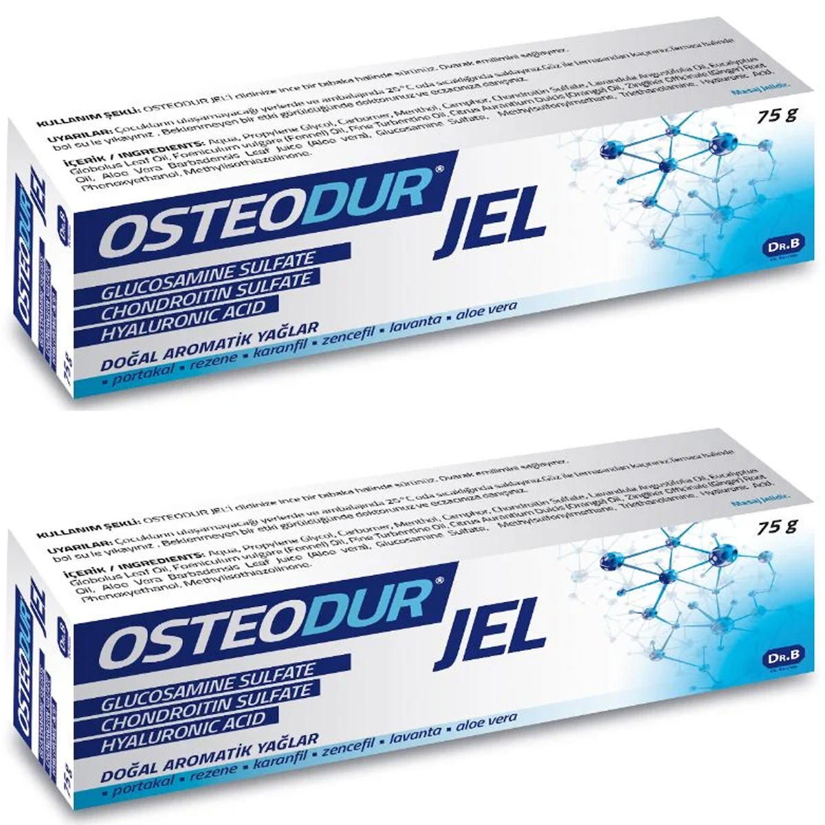 Osteodur Glukozamin Jel 75 gr 2 ADET