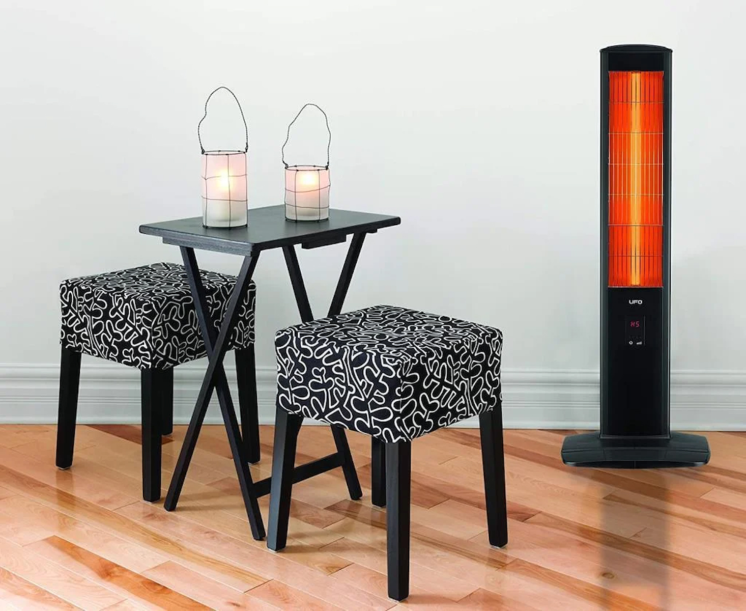 Ufo Micatronic 2300 W Termostatlı Dış Mekan Elektrikli Kule Tipi İnfrared İsıtıcı 20 M2