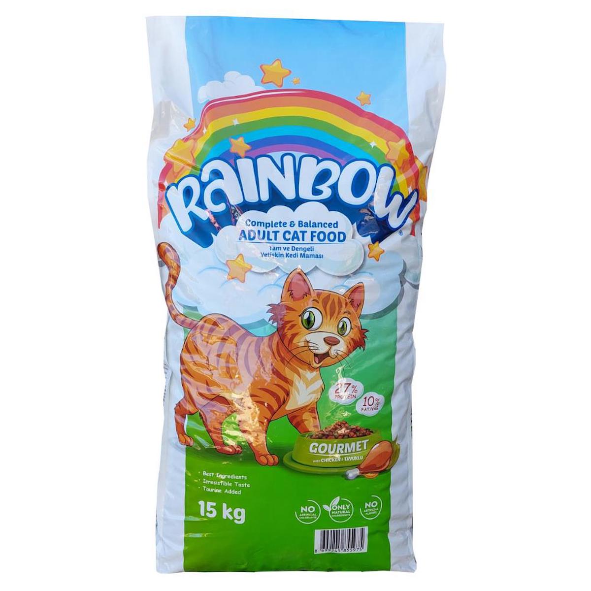 Rainbow Gourmet Yetişkin Kedi Maması 15 kg