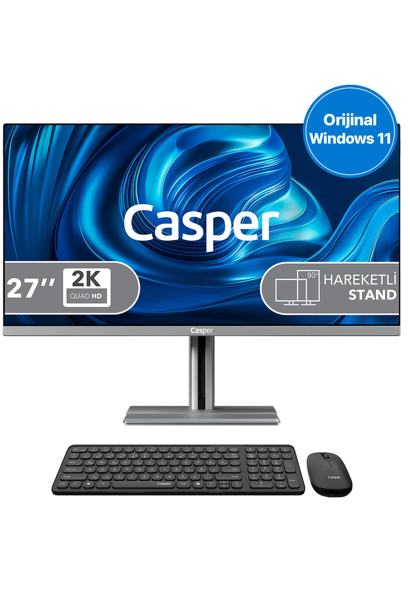 Casper Nirvana A87.1362-BF00A-V-G Intel Core i7-13620H 16GB RAM 1TB NVMe SSD Windows 11 Home All in one