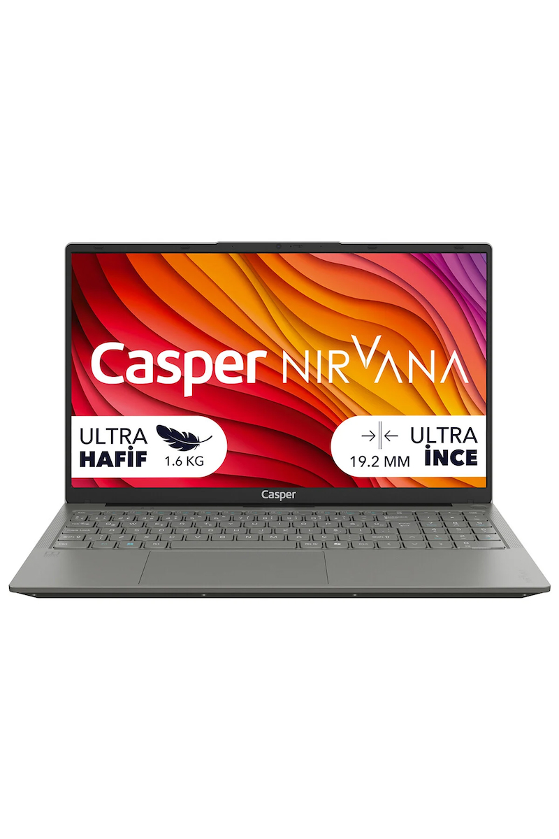 Casper Nirvana X650 Intel Core I7-13620H 12GB Ddr5 500GB Freedos 15.6″ X650.1362-AV00X-G-F