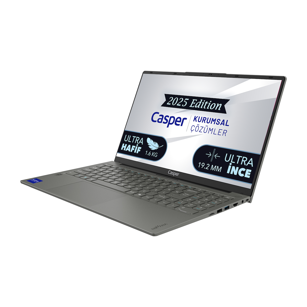 Casper Nirvana X700 Ryzen5-7430U 16GB 1TB SSD 15.6″ Freedos Laptop X700.7430-BF00X-G-F