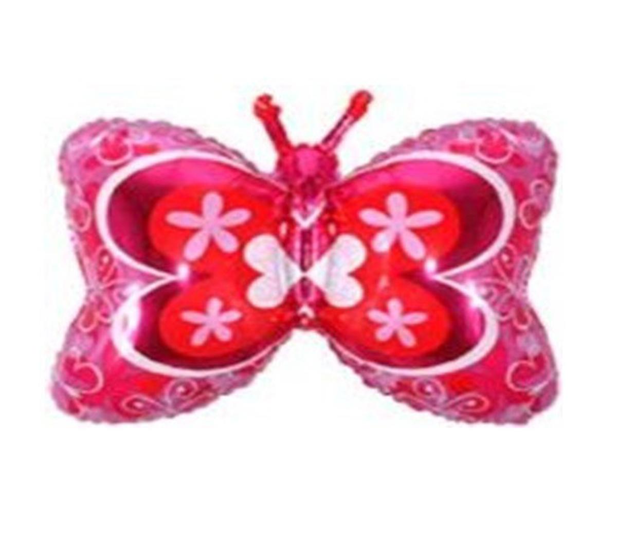 40" S.S Folyo Balon F-Butterfly 10'lu Paket-14141