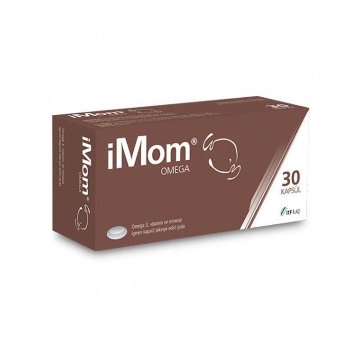 iMom Omega 3 Takviye Edici Gıda 30 Kapsül