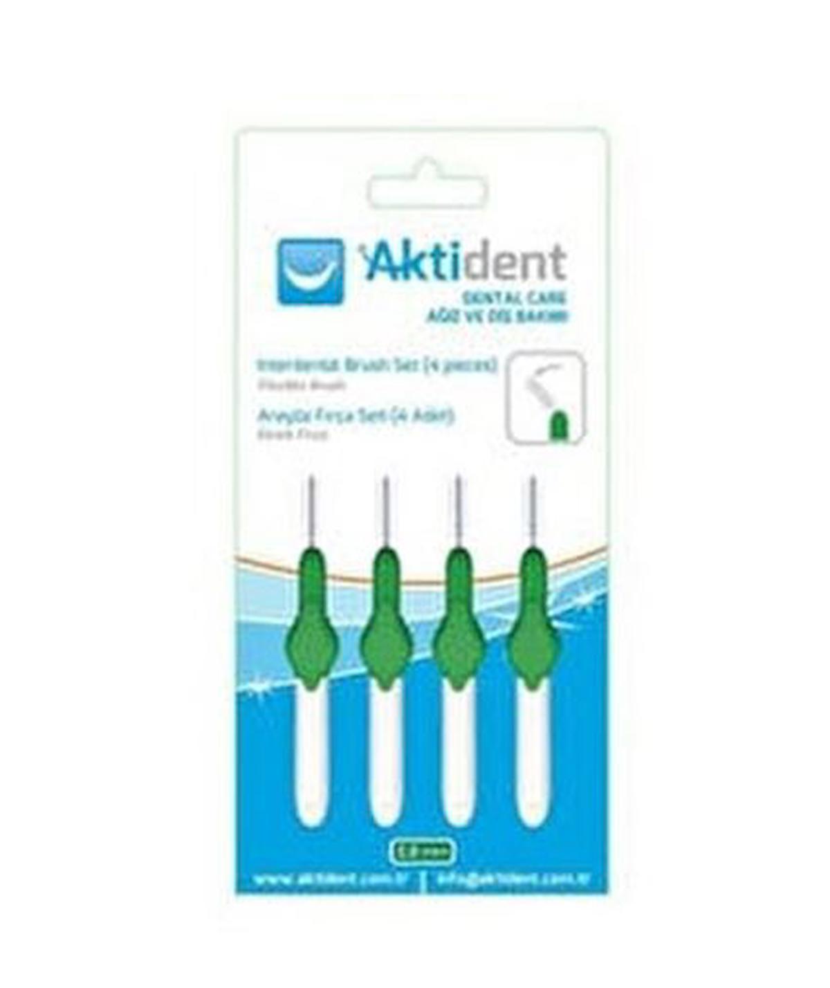 Aktident Arayüz Fırçası 0.80 MM 4 Adet