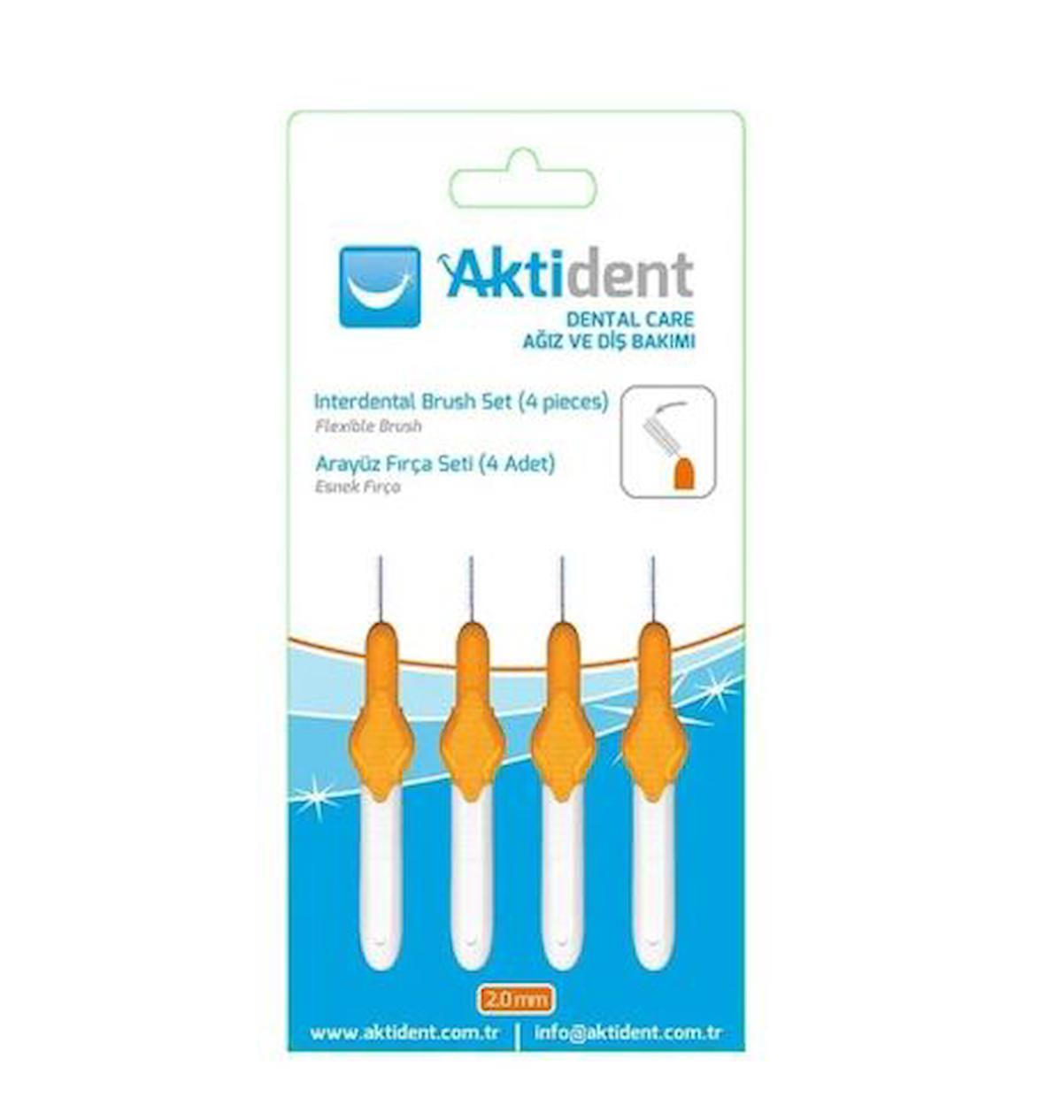 Aktident Arayüz Fırçası 0.45 MM 4 Adet