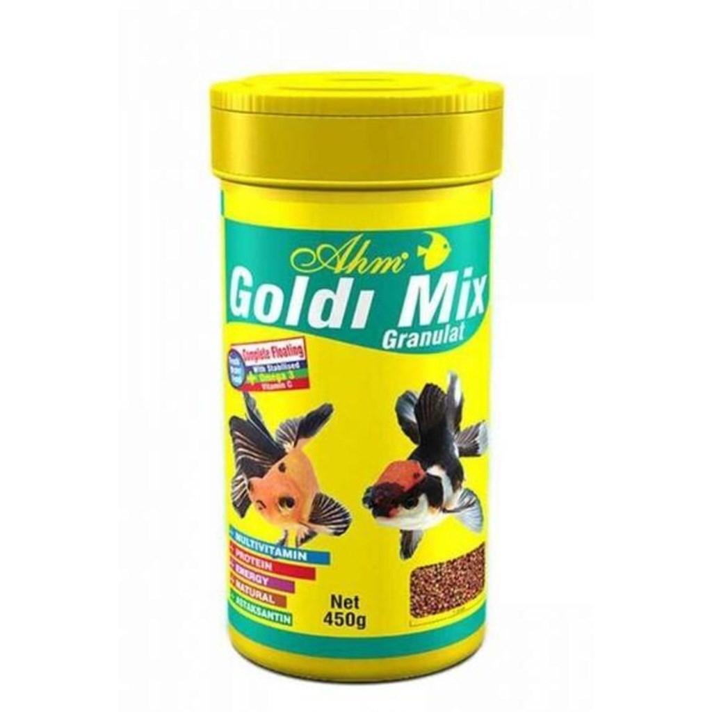 Ahm Goldi Mix Granulat Balık Yemi 1000 ML