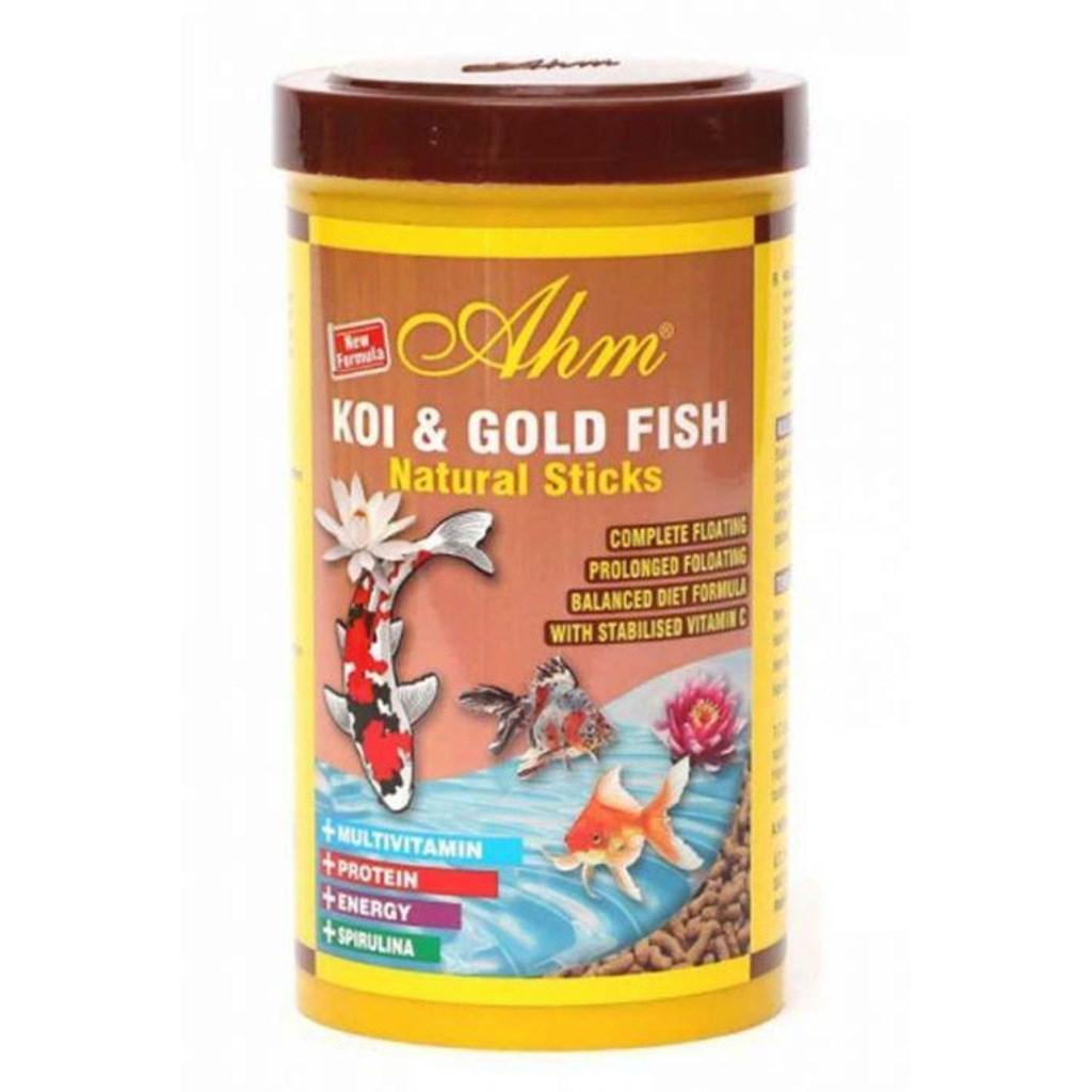 Ahm Koi Goldfish Natural Sticks Balık Yemi 1000 ml