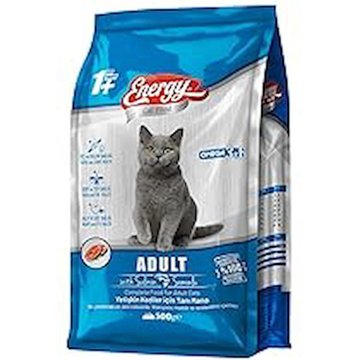 ENERGY YETİŞKİN KEDİ MAMASI SOMONLU 500 GR