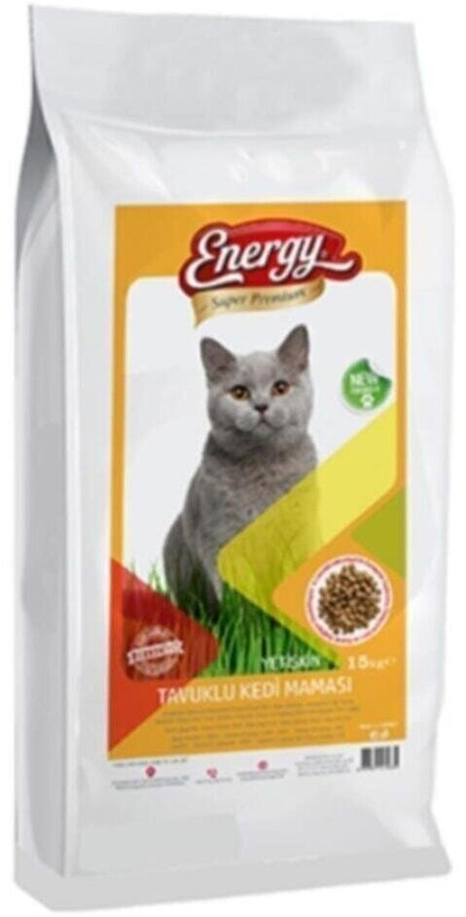 Energy Tavuklu Yetişkin Kedi Maması 15 kg