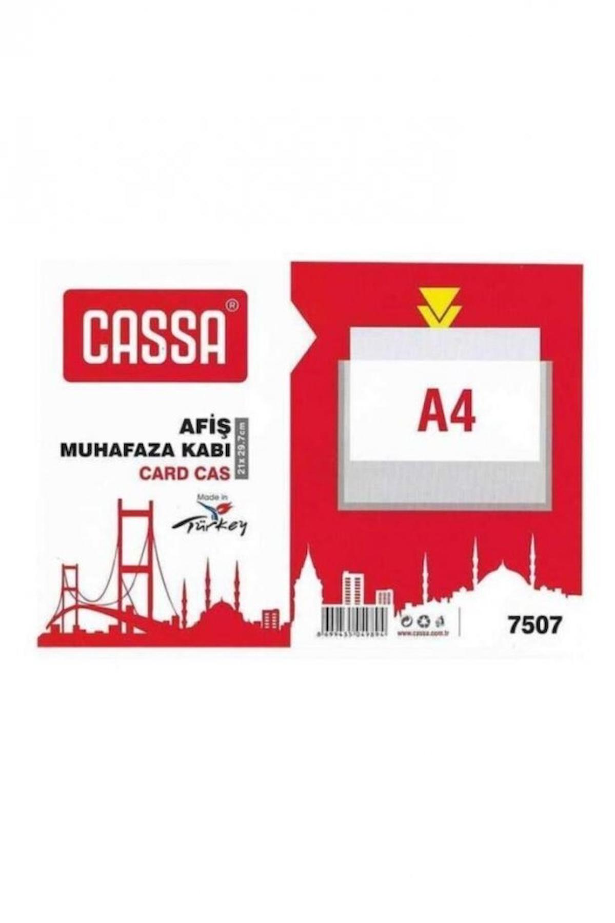 Cassa Tabela Poşeti (afiş Muhafaza Kabı A4) 210x297 Mm Şeffaf 7507