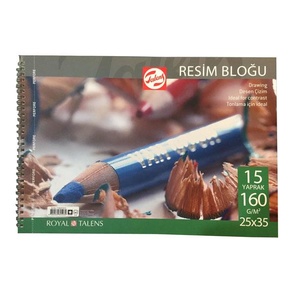 Talens Çizim Bloğu Spiralli 120g 25x35 15 Yaprak