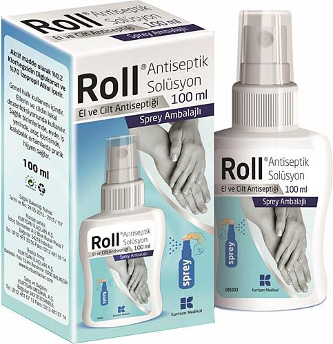 Roll Antiseptik Solüsyon El ve Cilt Antiseptiği 100 ml