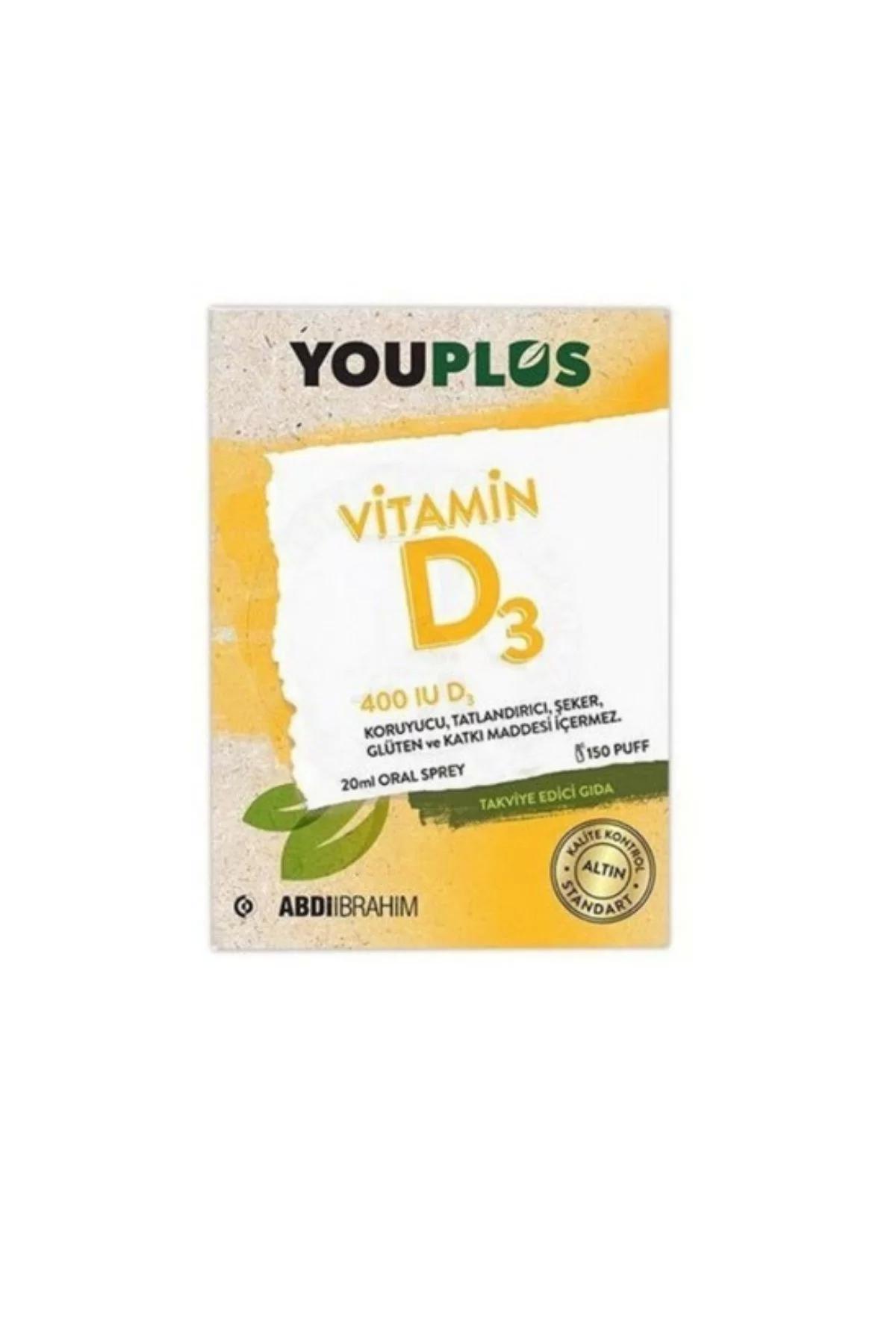 Youplus Vitamin D3 400IU Oral Sprey 20 ml