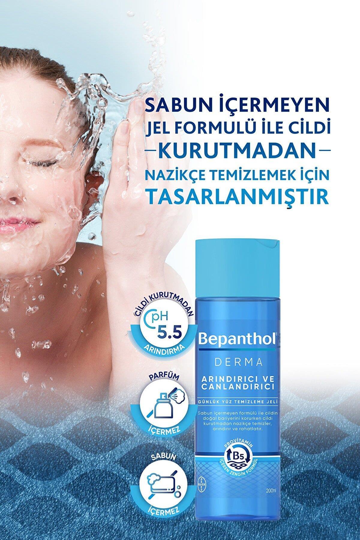 Bepanthol Derma Arındırıcı & Canlandırıcı Günlük Yüz Temizleme Jeli 200 Ml