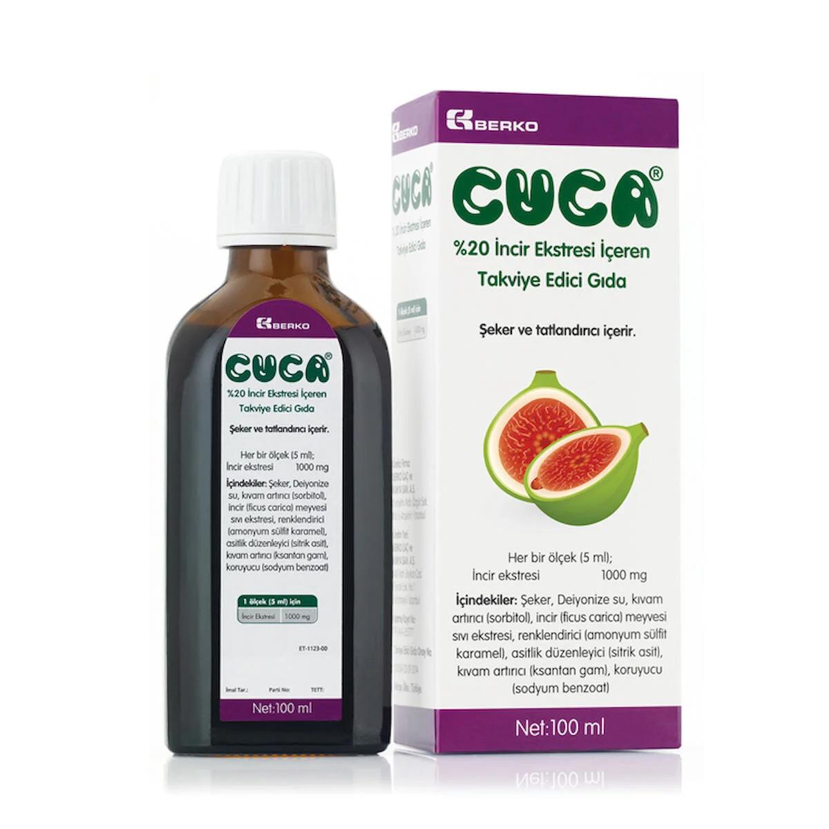 Cuca İncir Ekstresi Şurup 100 ml