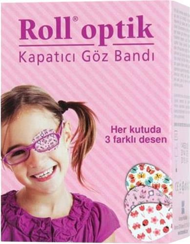 ROLL OPTIK KAPATICI GÖZ BANDI 50'Li (Kız)