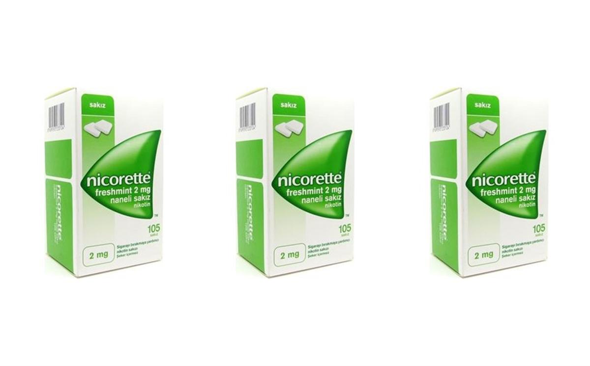 Nicorette Freshfruit 2 Mg Naneli Sakız 105 Adet 3 Kutu