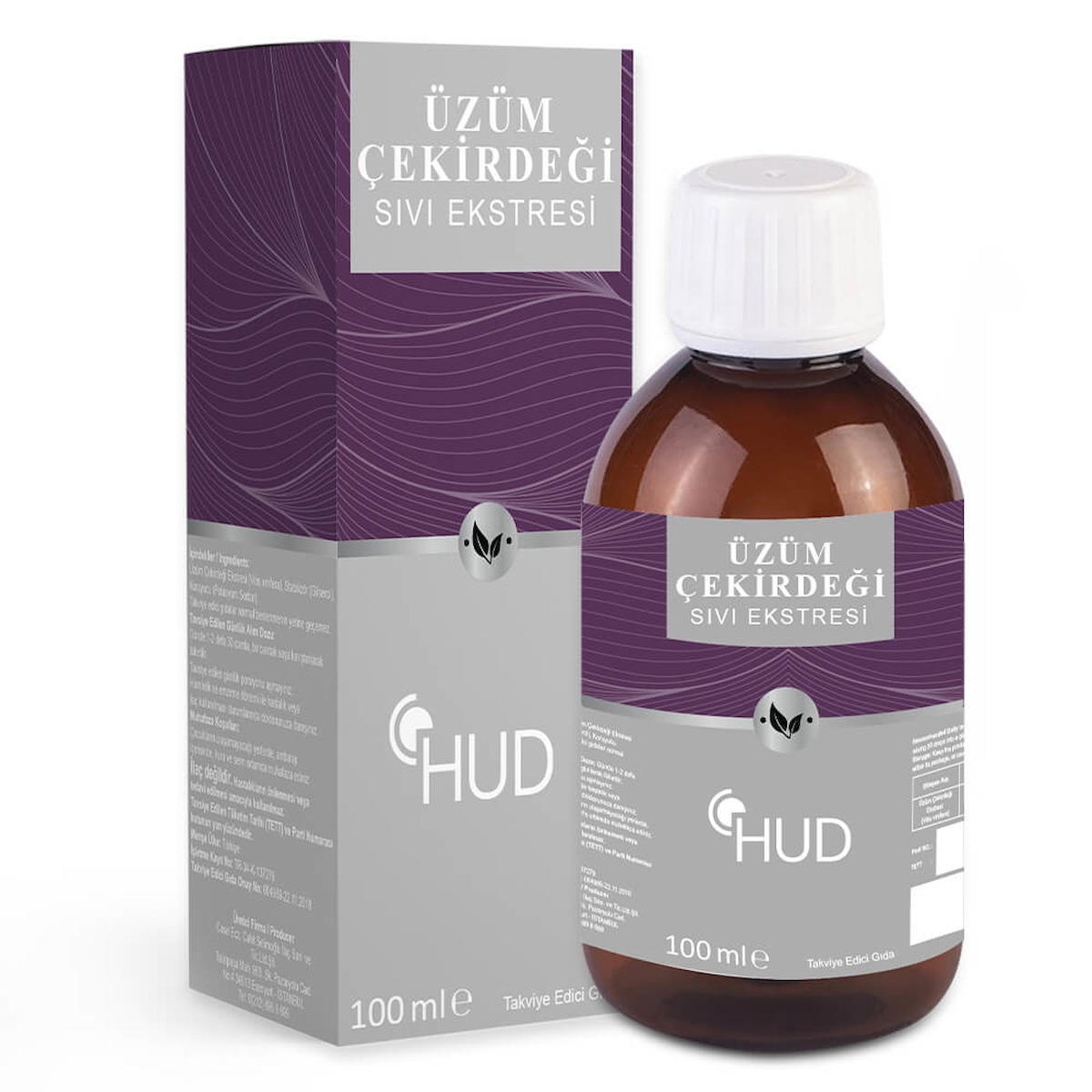 HUD ÜZÜM ÇEKİRDEĞİ SIVI EKSTRAKTI 100 ML