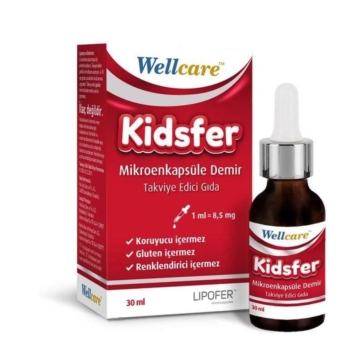 Wellcare Kidsfer Lipozomal Demir 30 ml 8699680590158