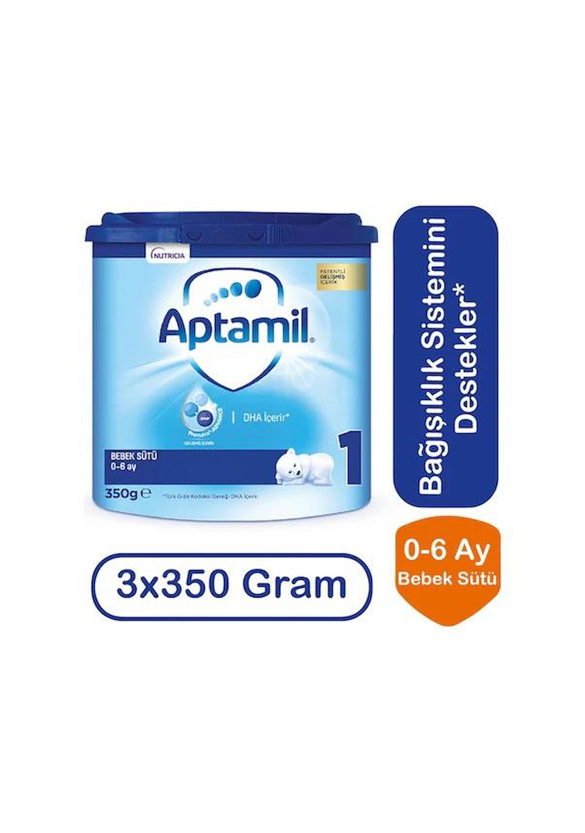 Aptamil Bebek Sütü 1 Numara 350 gr 3 Adet