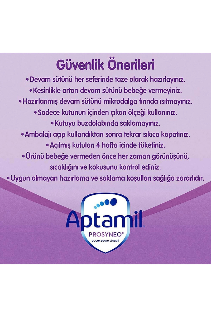 Aptamil Prosyneo 2 Devam Sütü 400 gr 3 Adet